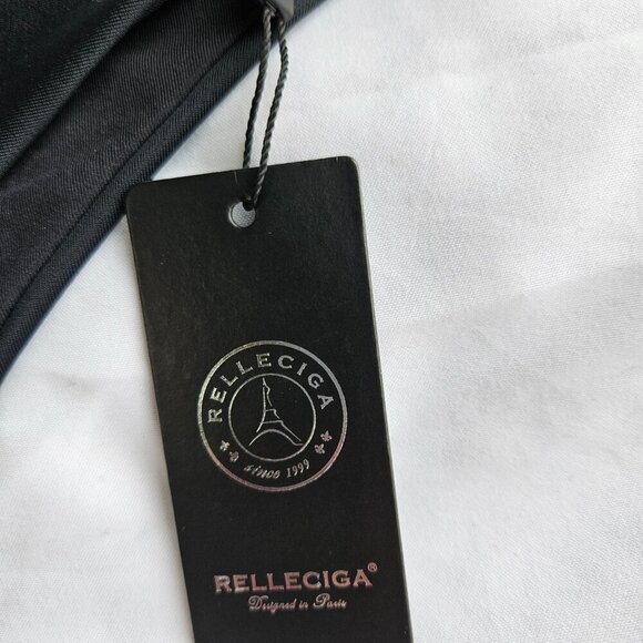 Relleciga Black Cheeky Bikini Bottoms Sz. L NWT - Picture 5 of 6